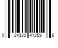 Barcode Image for UPC code 024320412596