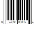 Barcode Image for UPC code 024335000054