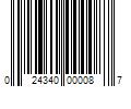 Barcode Image for UPC code 024340000087