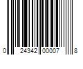 Barcode Image for UPC code 024342000078