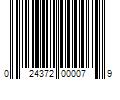 Barcode Image for UPC code 024372000079