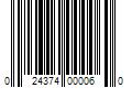 Barcode Image for UPC code 024374000060