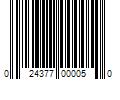 Barcode Image for UPC code 024377000050