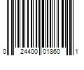 Barcode Image for UPC code 024400018601