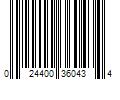 Barcode Image for UPC code 024400360434