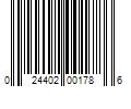 Barcode Image for UPC code 024402001786