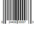 Barcode Image for UPC code 024408000073