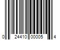 Barcode Image for UPC code 024410000054