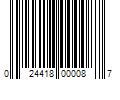 Barcode Image for UPC code 024418000087