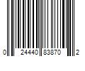 Barcode Image for UPC code 024440838702