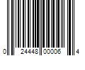 Barcode Image for UPC code 024448000064