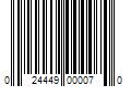 Barcode Image for UPC code 024449000070