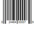 Barcode Image for UPC code 024464000079