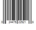 Barcode Image for UPC code 024475225218