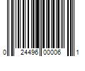 Barcode Image for UPC code 024496000061