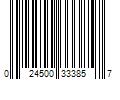 Barcode Image for UPC code 024500333857