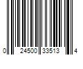 Barcode Image for UPC code 024500335134