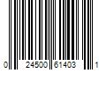 Barcode Image for UPC code 024500614031