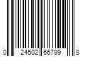 Barcode Image for UPC code 024502667998