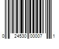 Barcode Image for UPC code 024530000071