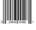 Barcode Image for UPC code 024543004981