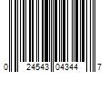 Barcode Image for UPC code 024543043447