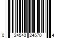 Barcode Image for UPC code 024543245704