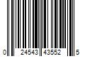 Barcode Image for UPC code 024543435525