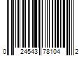 Barcode Image for UPC code 024543781042