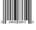 Barcode Image for UPC code 024543836100