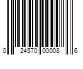 Barcode Image for UPC code 024570000086