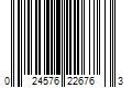 Barcode Image for UPC code 024576226763