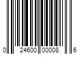 Barcode Image for UPC code 024600000086