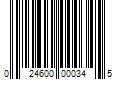 Barcode Image for UPC code 024600000345