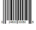 Barcode Image for UPC code 024600000505