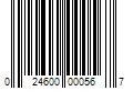 Barcode Image for UPC code 024600000567