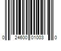 Barcode Image for UPC code 024600010030