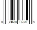 Barcode Image for UPC code 024600017503