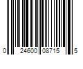 Barcode Image for UPC code 024600087155