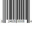 Barcode Image for UPC code 024625000054