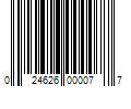 Barcode Image for UPC code 024626000077