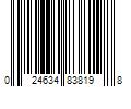 Barcode Image for UPC code 024634838198