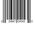 Barcode Image for UPC code 024641040430