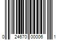 Barcode Image for UPC code 024670000061