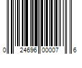 Barcode Image for UPC code 024696000076