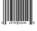 Barcode Image for UPC code 024700000405