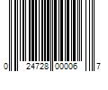 Barcode Image for UPC code 024728000067