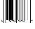 Barcode Image for UPC code 024730000017