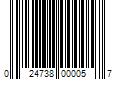 Barcode Image for UPC code 024738000057