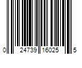 Barcode Image for UPC code 024739160255